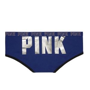 New Victoria’s Secret PINK Logo Hipster Panties - XSmall - Logo Back